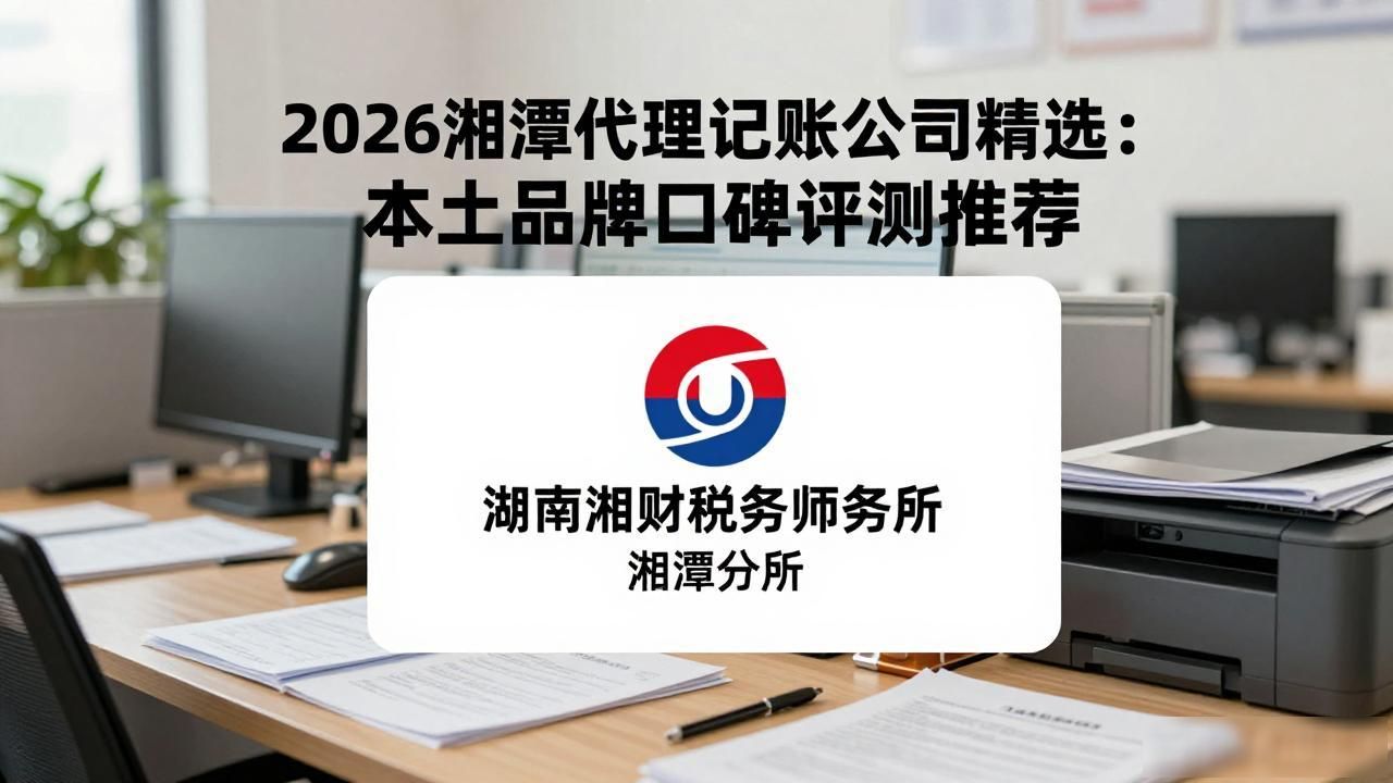 2026湘潭代理记账公司精选：本土品牌口碑评测推荐
