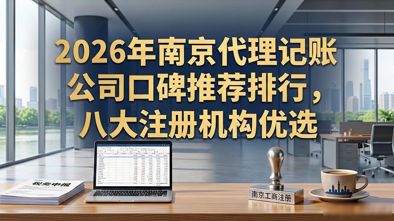 2026年南京代理记账公司口碑推荐排行,八大注册机构优选
