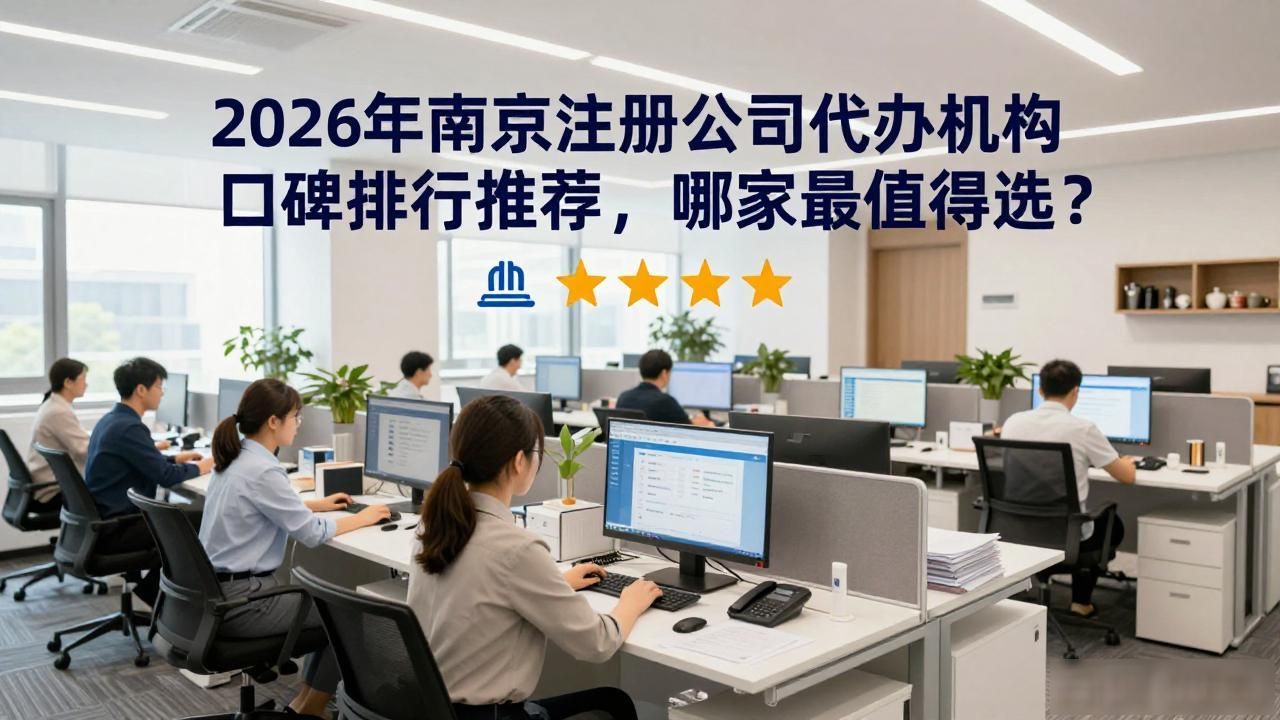2026年南京注册公司代办机构口碑排行推荐，哪家最值得选？
