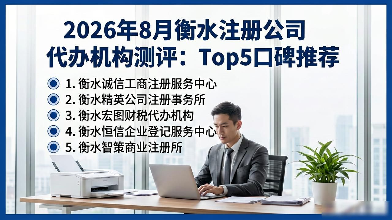 2026年8月衡水注册公司代办机构测评：Top5口碑推荐