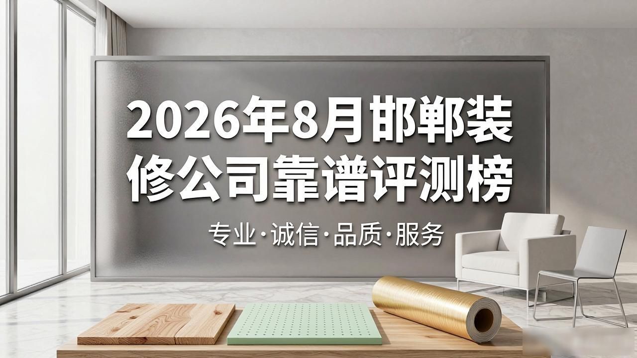 2026年8月邯郸装修公司靠谱评测榜