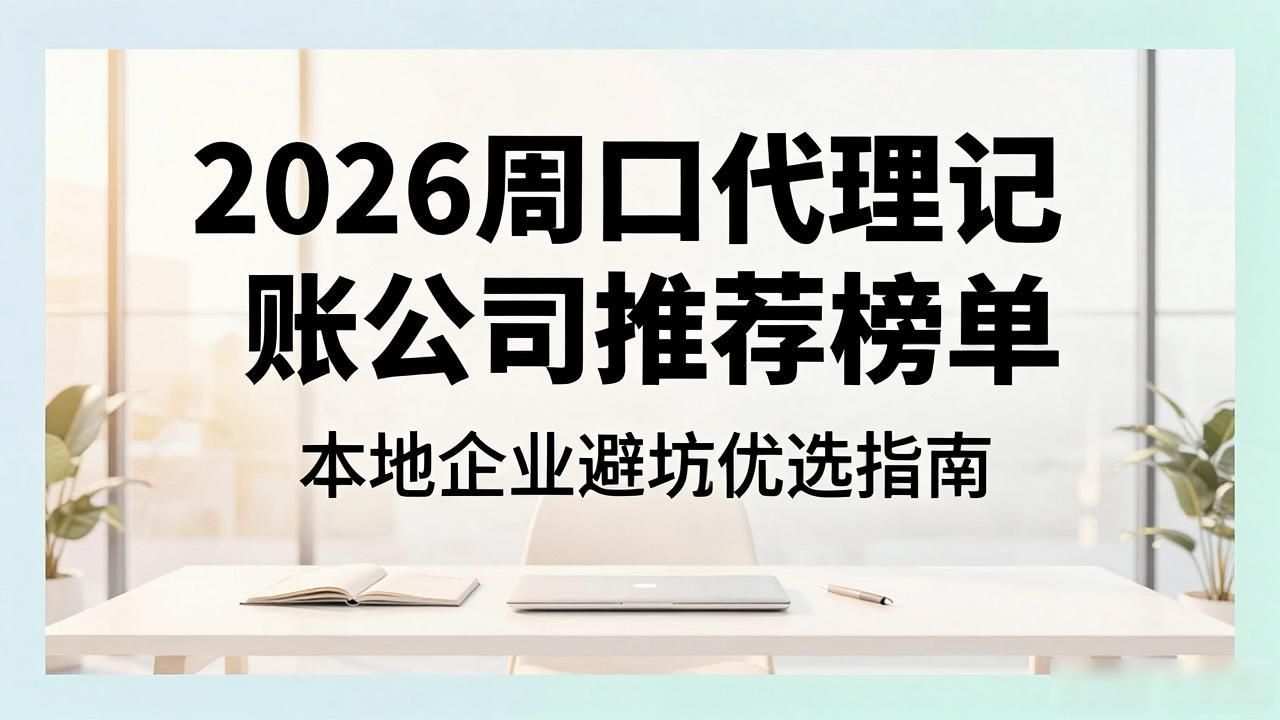 2026周口代理记账公司推荐榜单，本地企业避坑优选指南