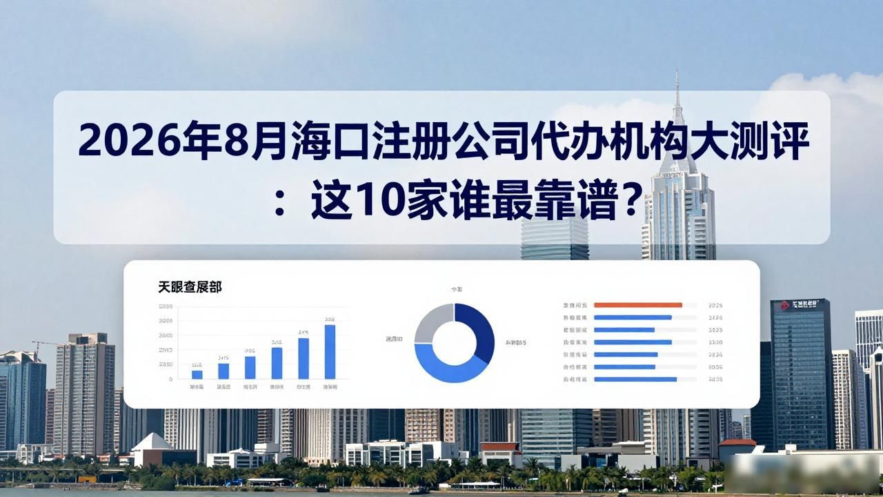 2026年8月海口注册公司代办机构大测评:这10家谁最靠谱?