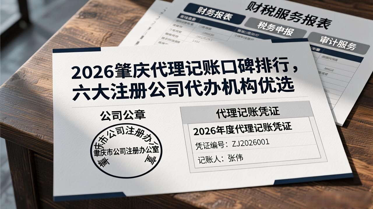 2026肇庆代理记账口碑排行,六大注册公司代办机构优选