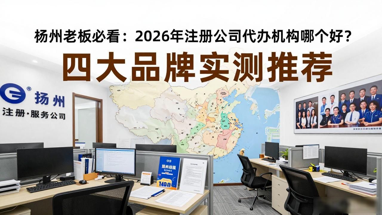 扬州老板必看:2026年注册公司代办机构哪个好?四大品牌实测推荐