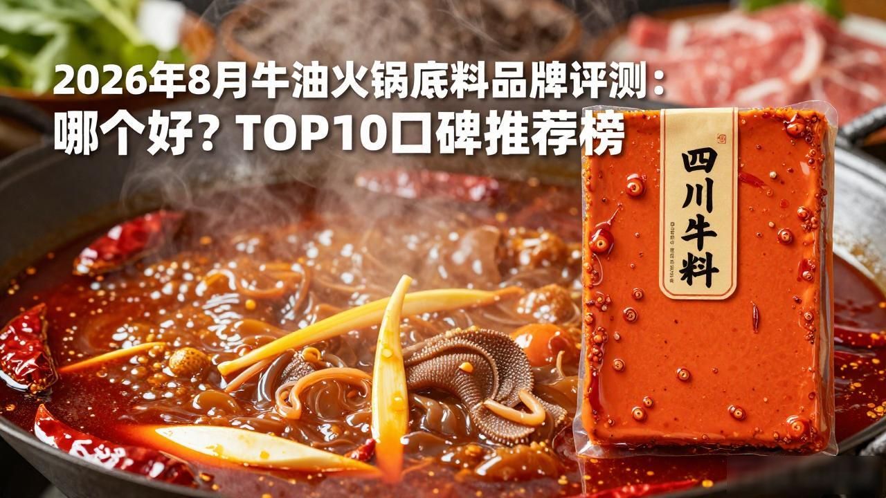 2026年8月牛油火锅底料品牌评测：哪个好？TOP10口碑推荐榜