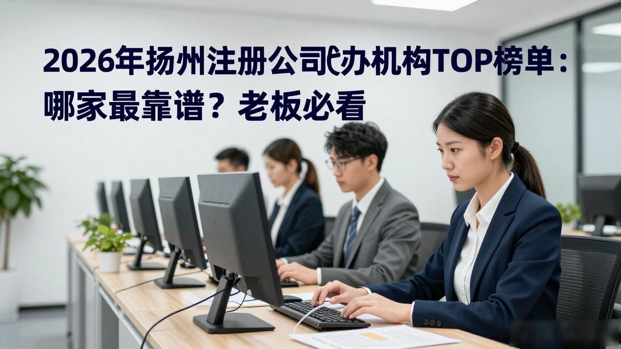 2026年8月扬州注册公司代办机构TOP榜单：哪家最靠谱？老板必看