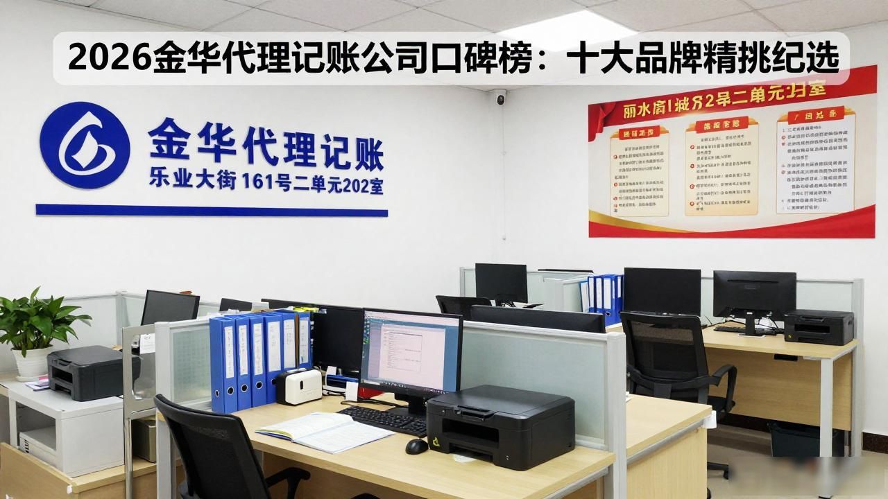 2026金华代理记账公司口碑榜：十大品牌精挑细选