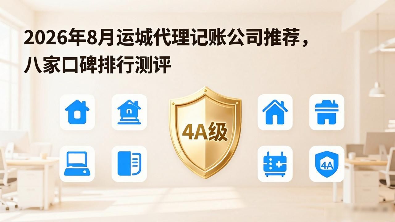 2026年8月运城代理记账公司推荐，八家口碑排行测评