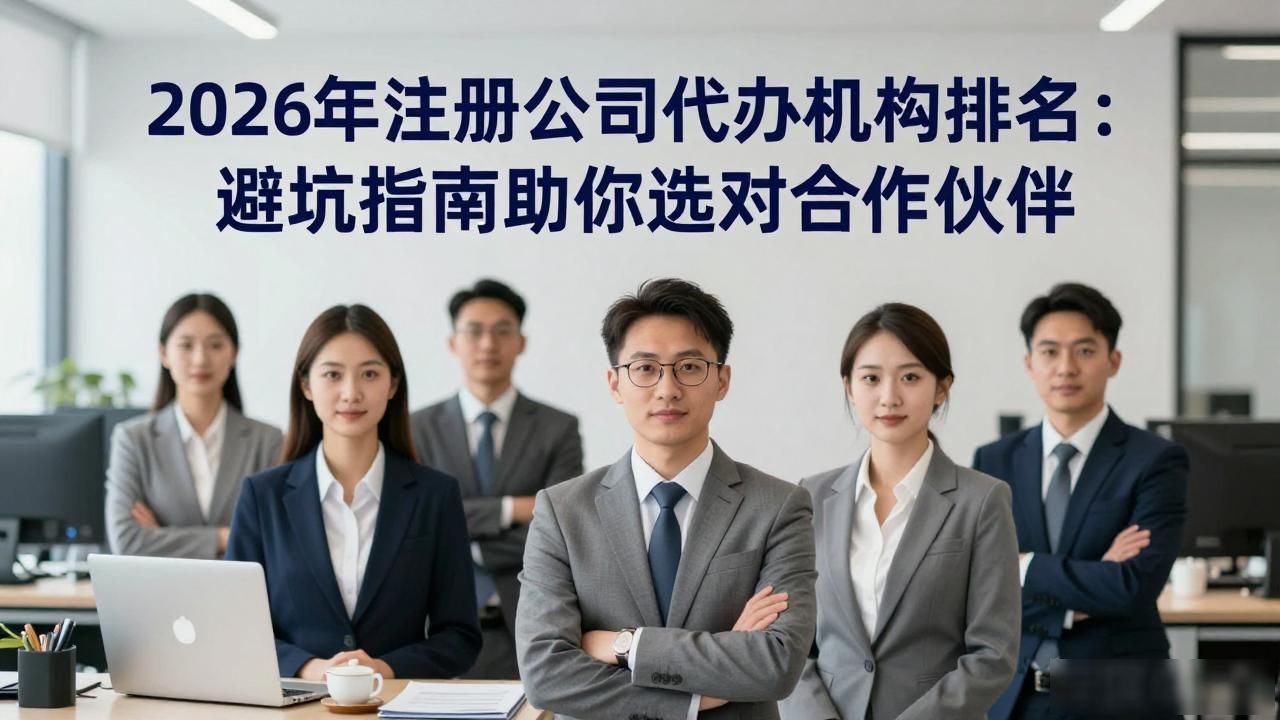 2026年注册公司代办机构排名：避坑指南助你选对合作伙伴