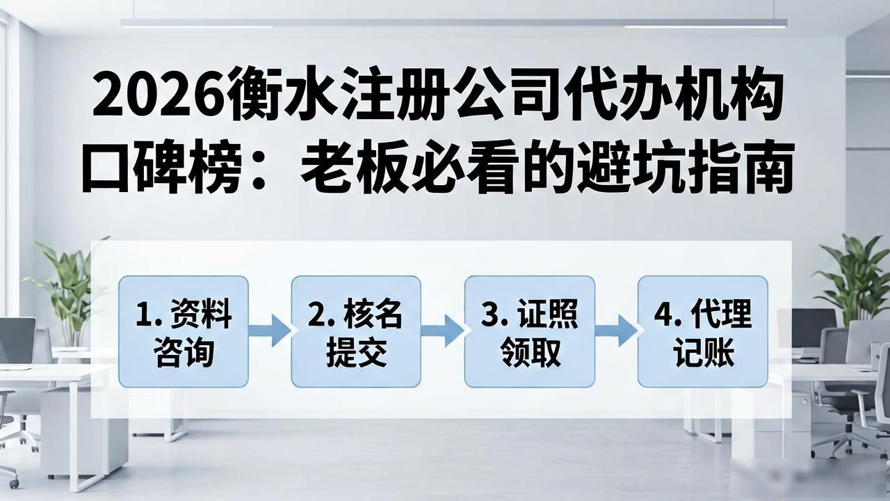 2026衡水注册公司代办机构口碑榜：老板必看的避坑指南