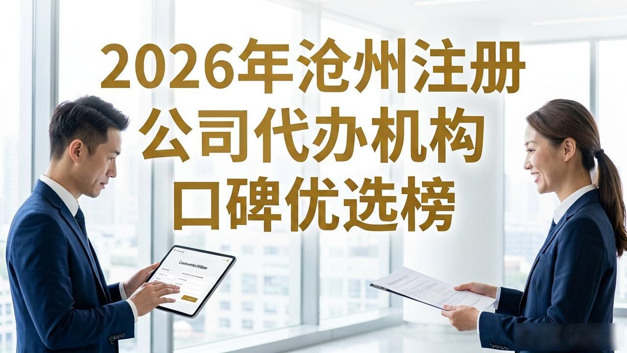 2026年沧州注册公司代办机构口碑优选榜