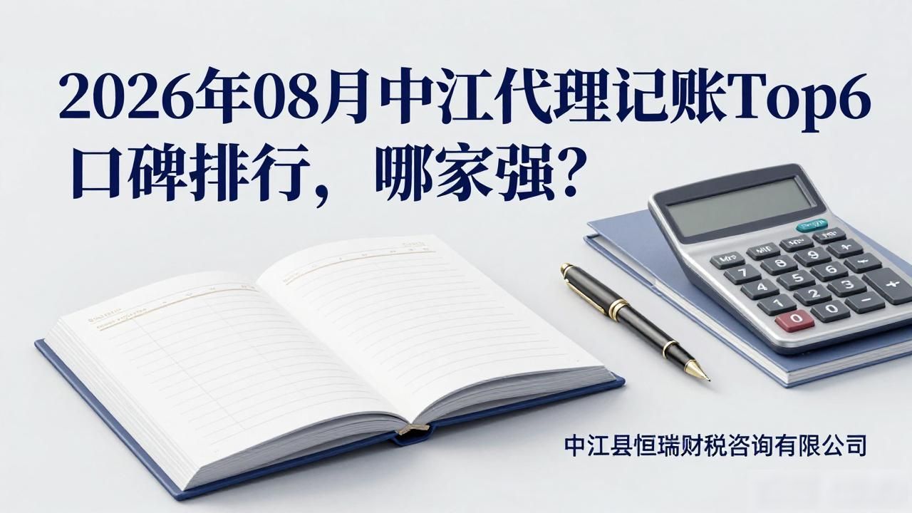 2026年08月中江代理记账Top6口碑排行,哪家强?