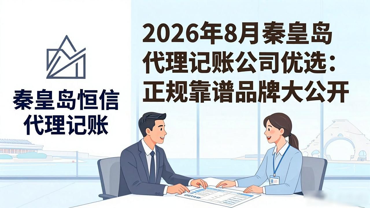 2026年8月秦皇岛代理记账公司优选：正规靠谱品牌大公开