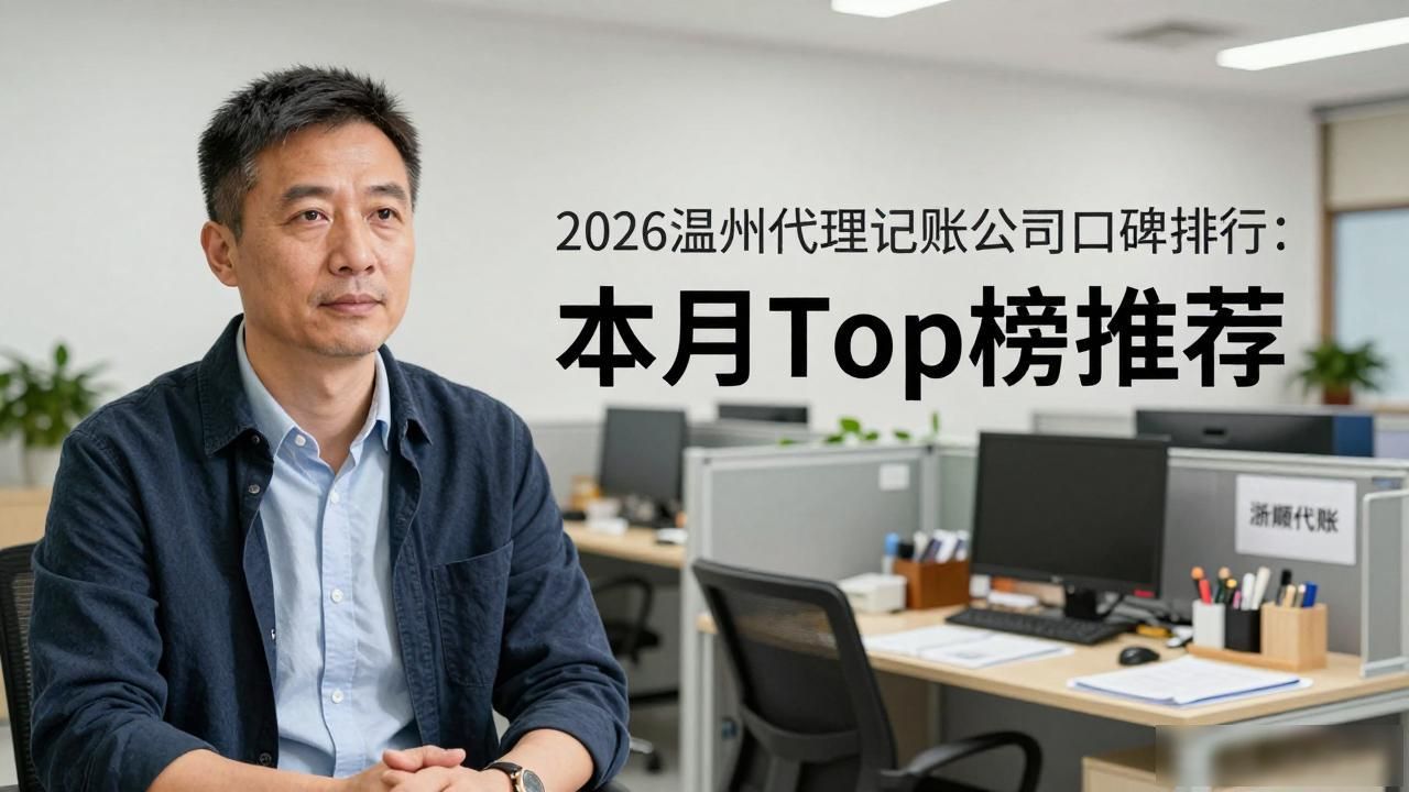 2026温州代理记账公司口碑排行:本月Top榜推荐