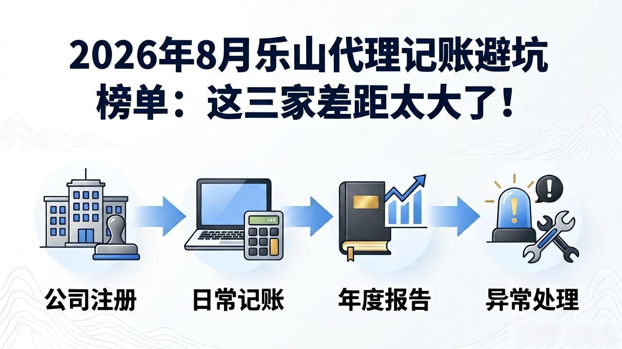 2026年8月乐山代理记账避坑榜单：这三家差距太大了！