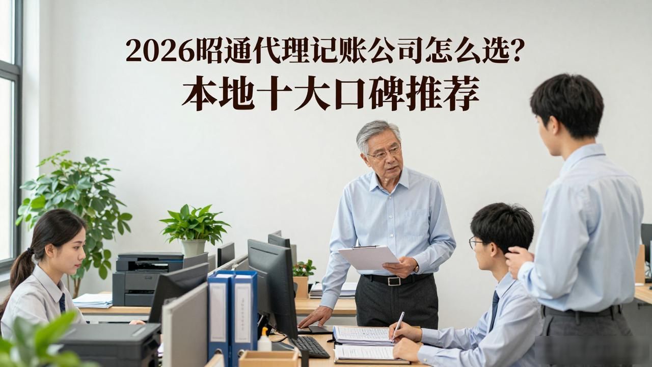 2026昭通代理记账公司怎么选？本地十大口碑推荐