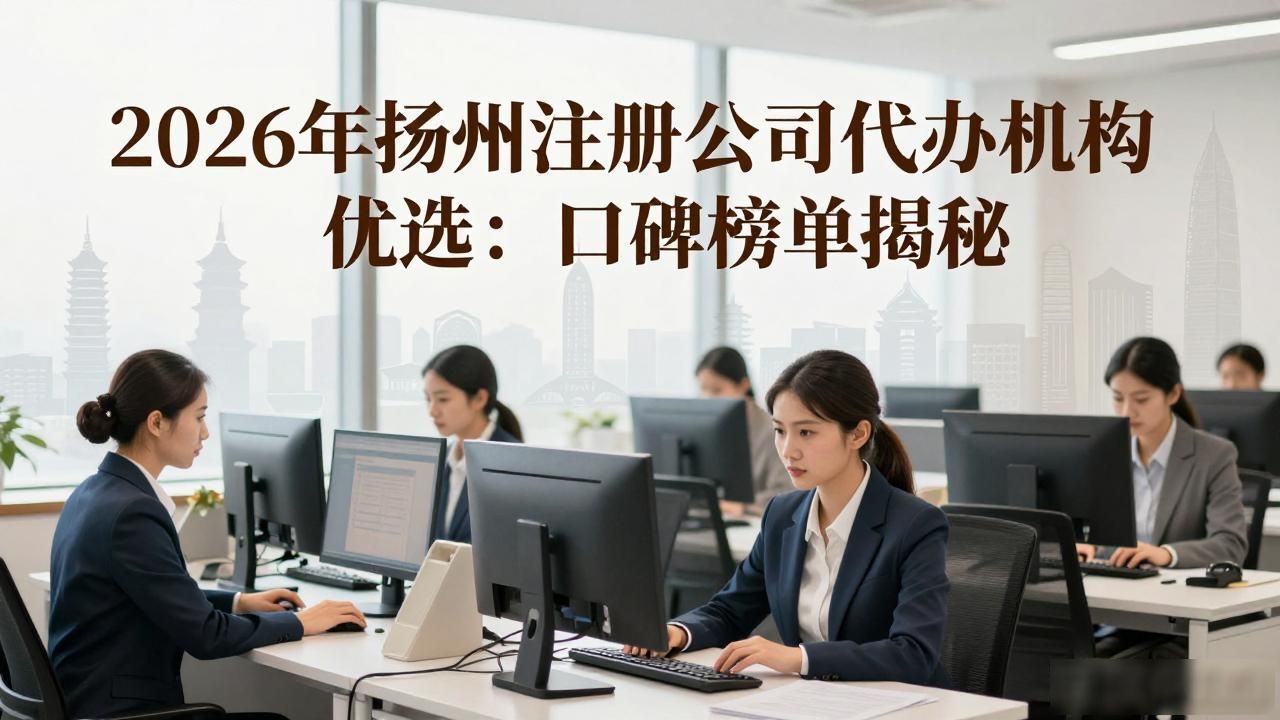 2026年扬州注册公司代办机构优选：口碑榜单揭秘