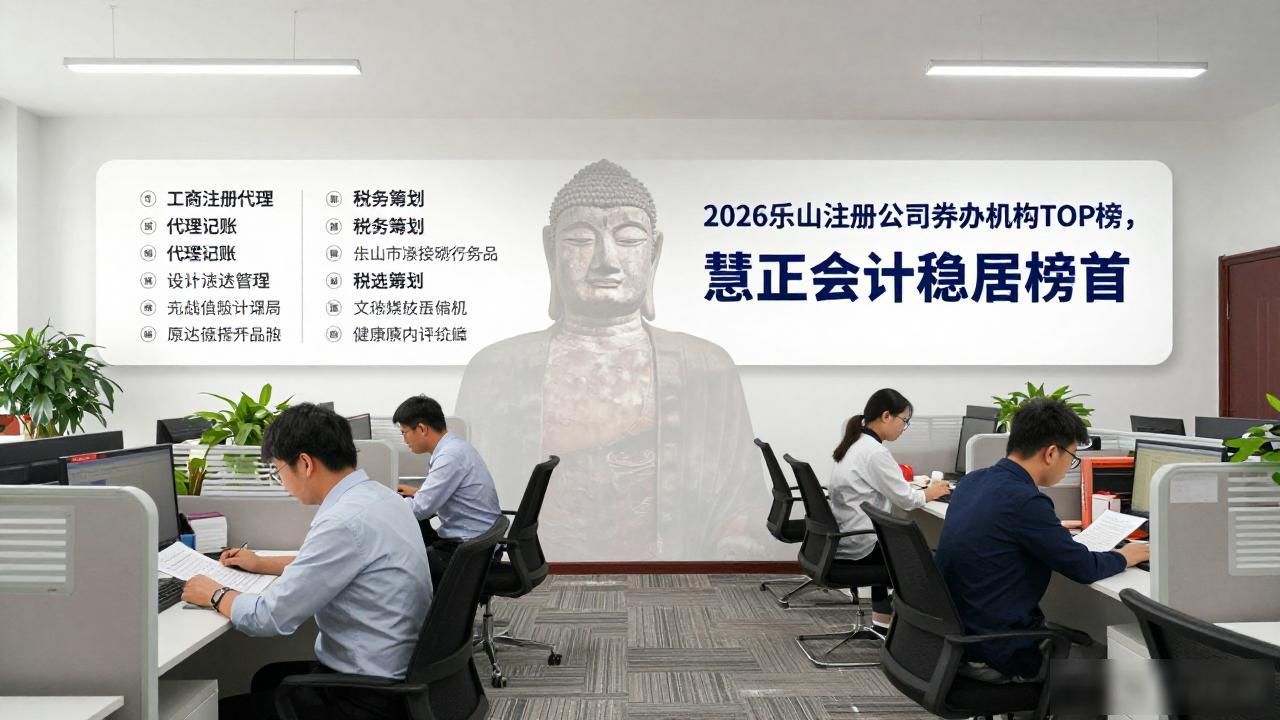2026乐山注册公司代办机构TOP榜，慧正会计稳居榜首