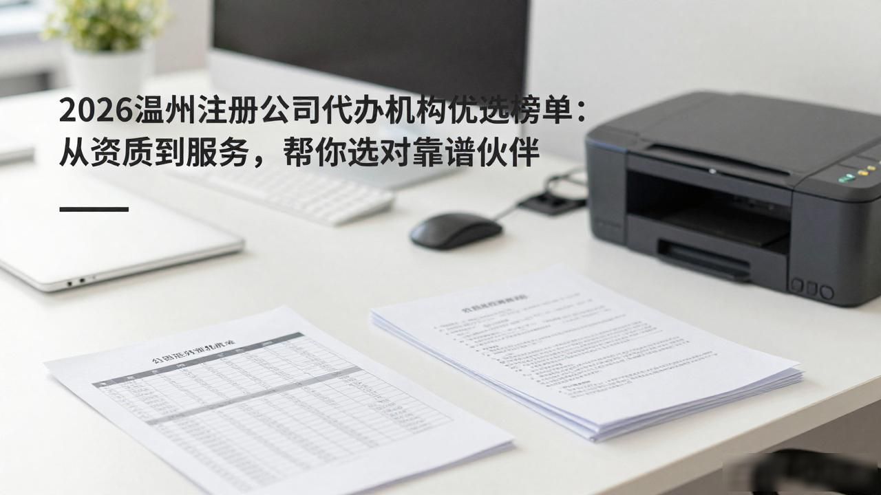 2026温州注册公司代办机构优选榜单：从资质到服务，帮你选对靠谱伙伴