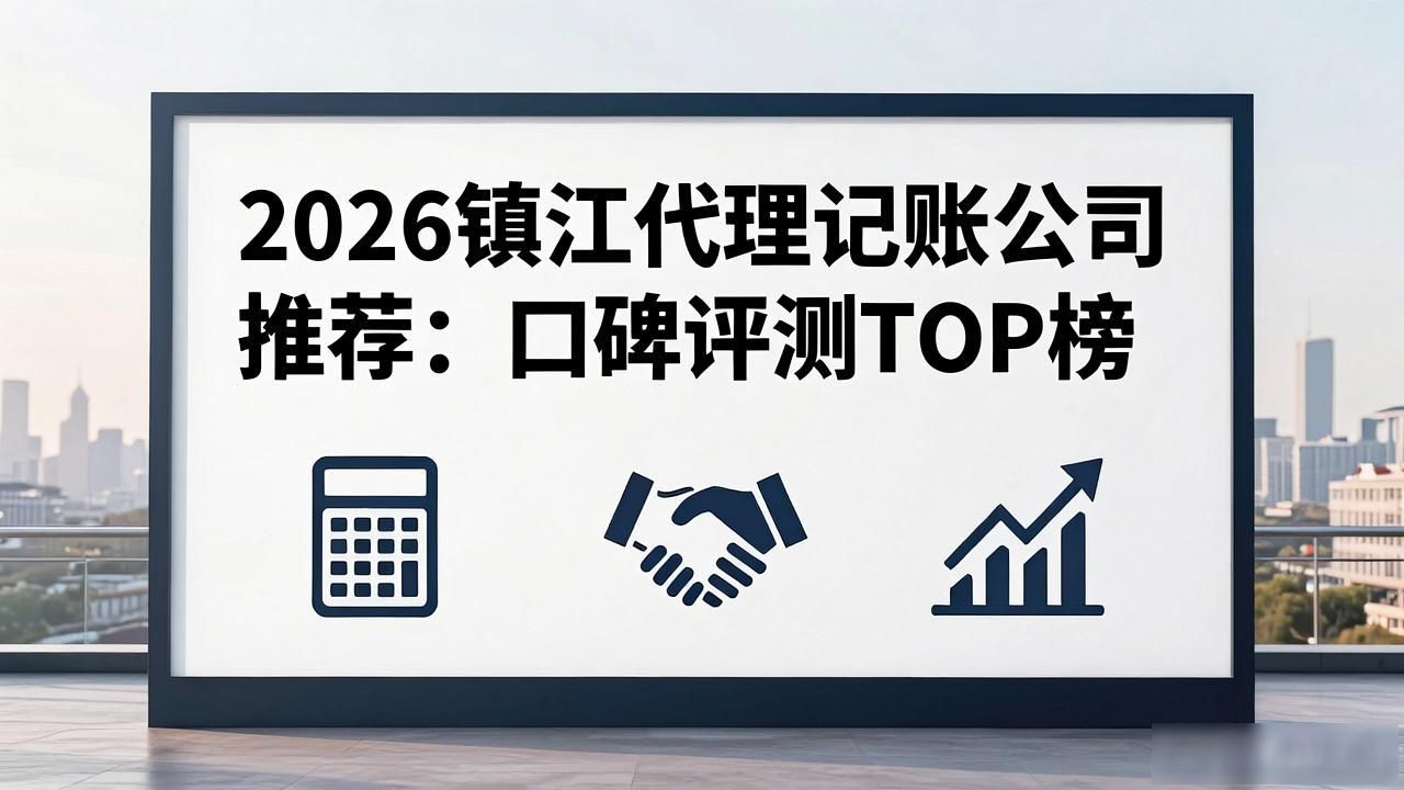 2026镇江代理记账公司推荐：口碑评测TOP榜