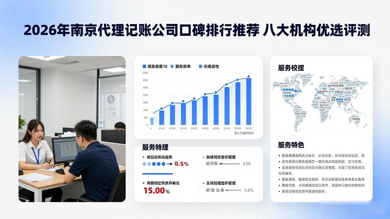 2026年南京代理记账公司口碑排行推荐，八大机构优选评测