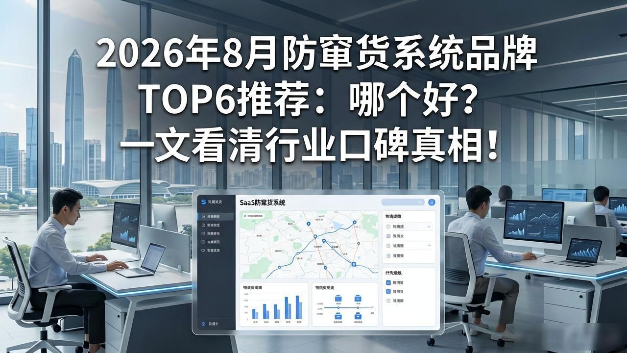 2026年8月防窜货系统品牌TOP6推荐：哪个好？一文看清行业口碑真相！