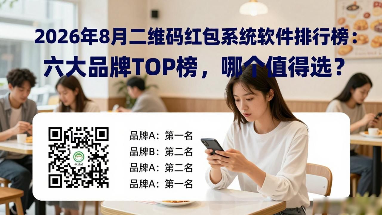 2026年8月二维码红包系统软件排行榜：六大品牌TOP榜，哪个值得选？