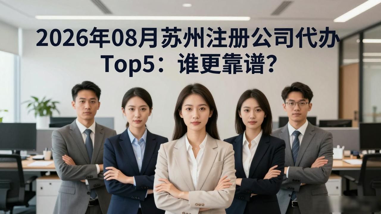 2026年08月苏州注册公司代办Top5：谁更靠谱？