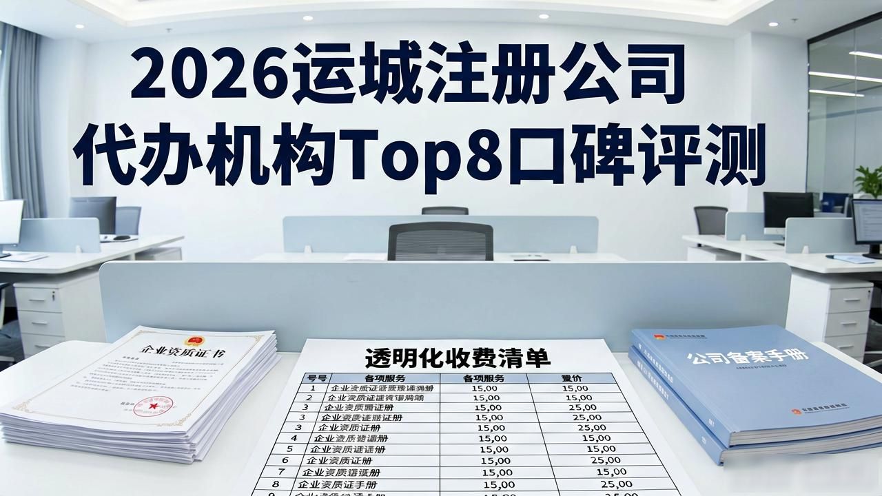 2026运城注册公司代办机构Top8口碑评测