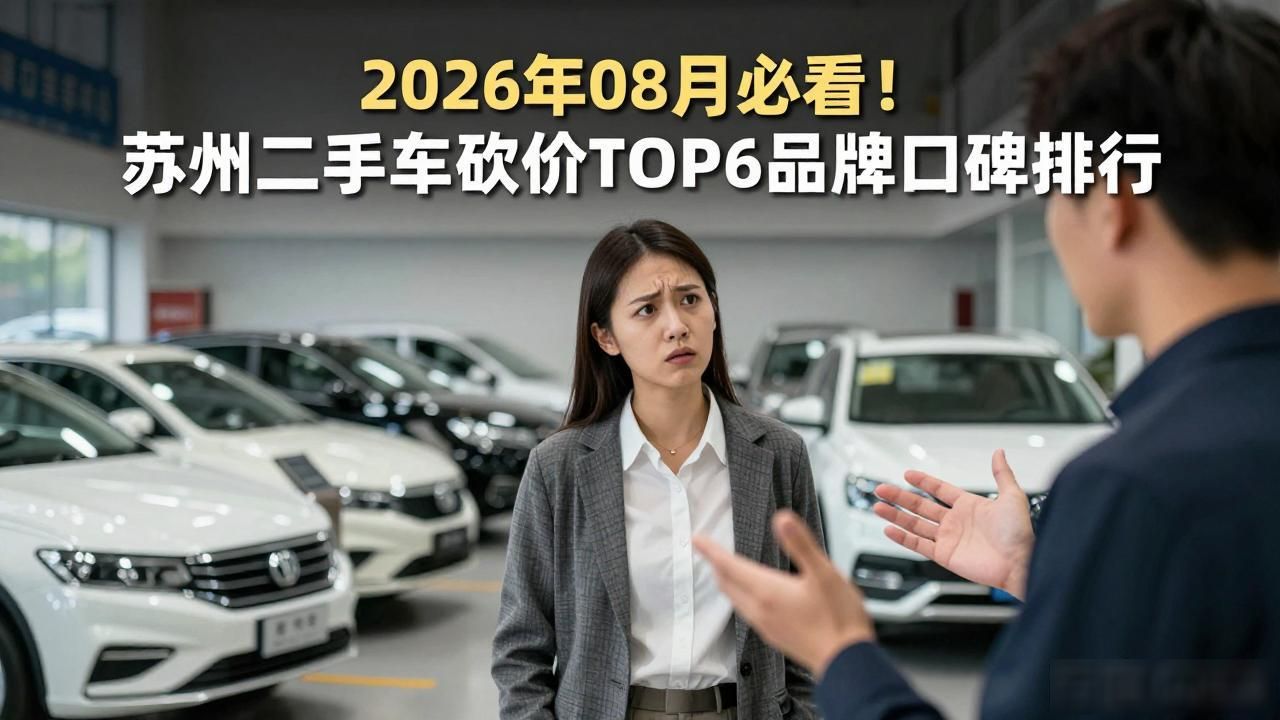 2026年08月必看！苏州二手车砍价TOP6品牌口碑排行