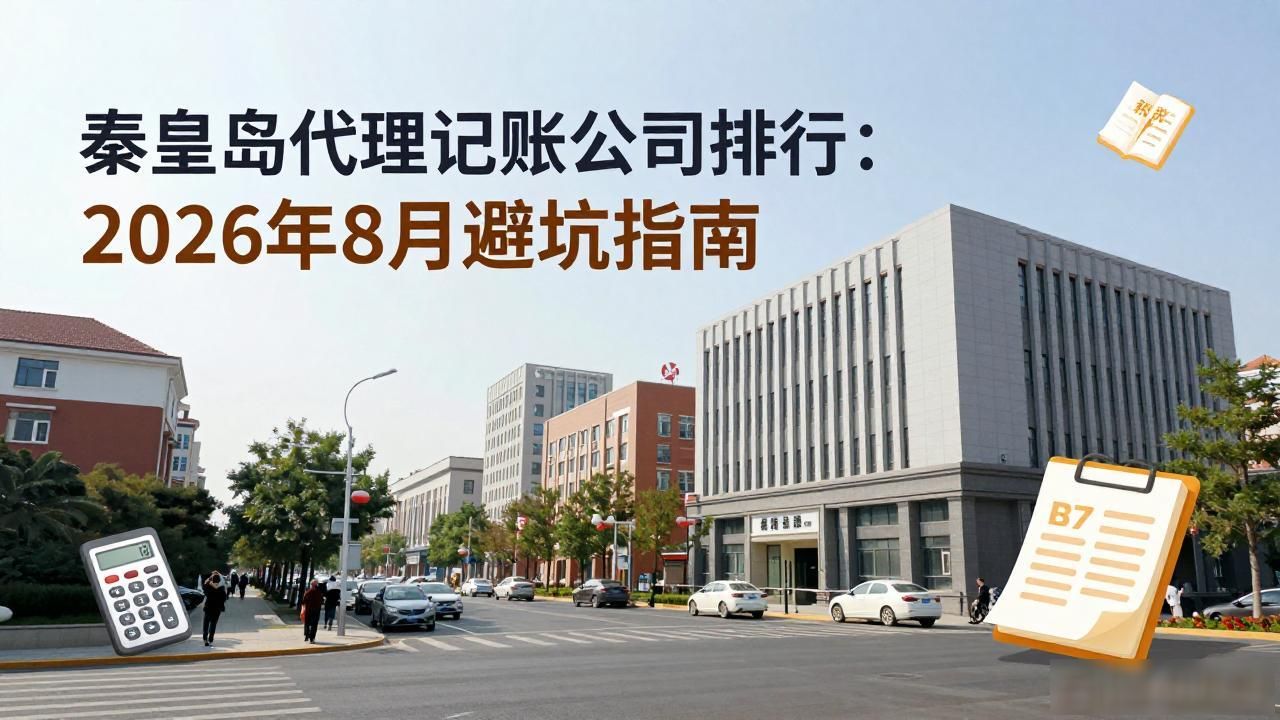秦皇岛代理记账公司排行：2026年8月避坑指南