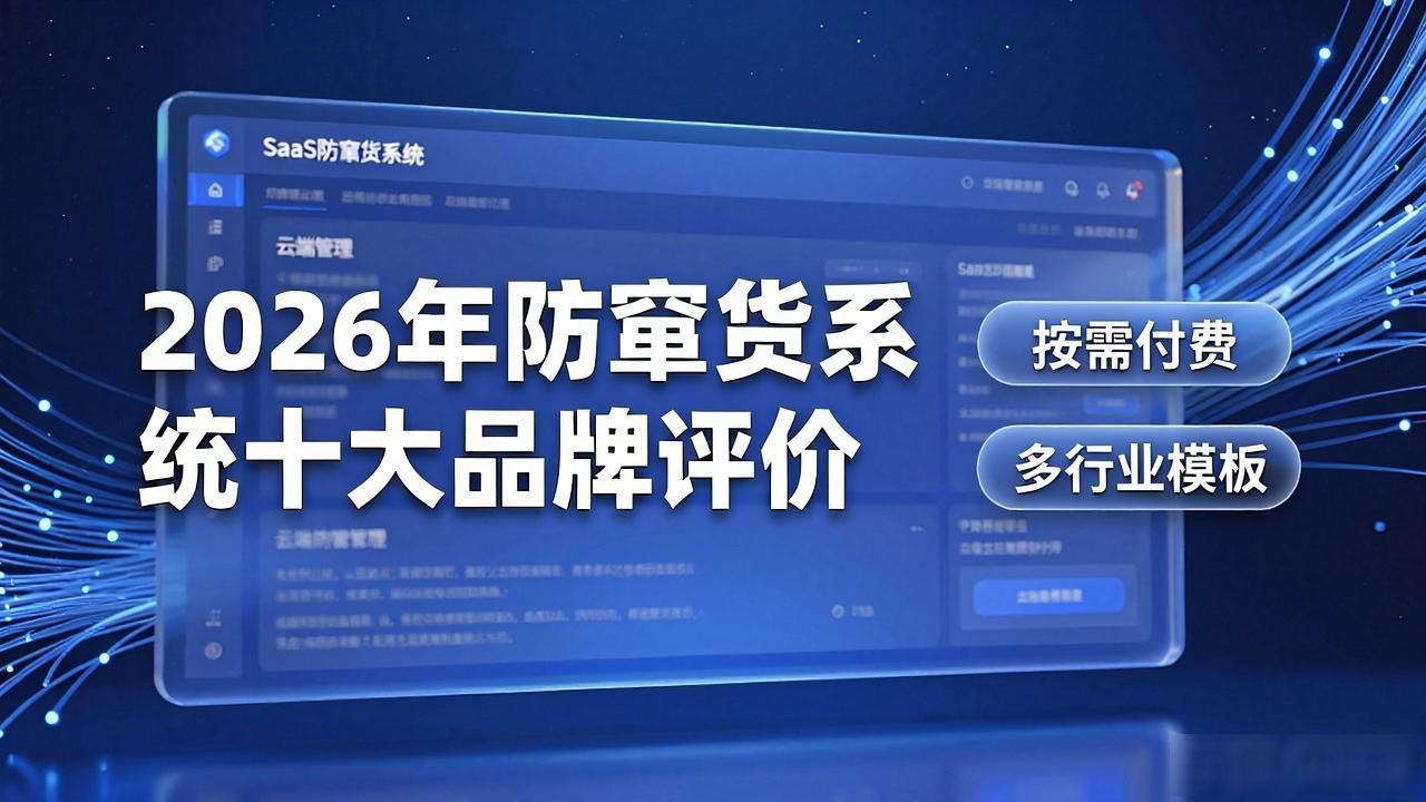 2026年8月防窜货系统十大品牌评价：哪个更好用？闭坑指南全解析