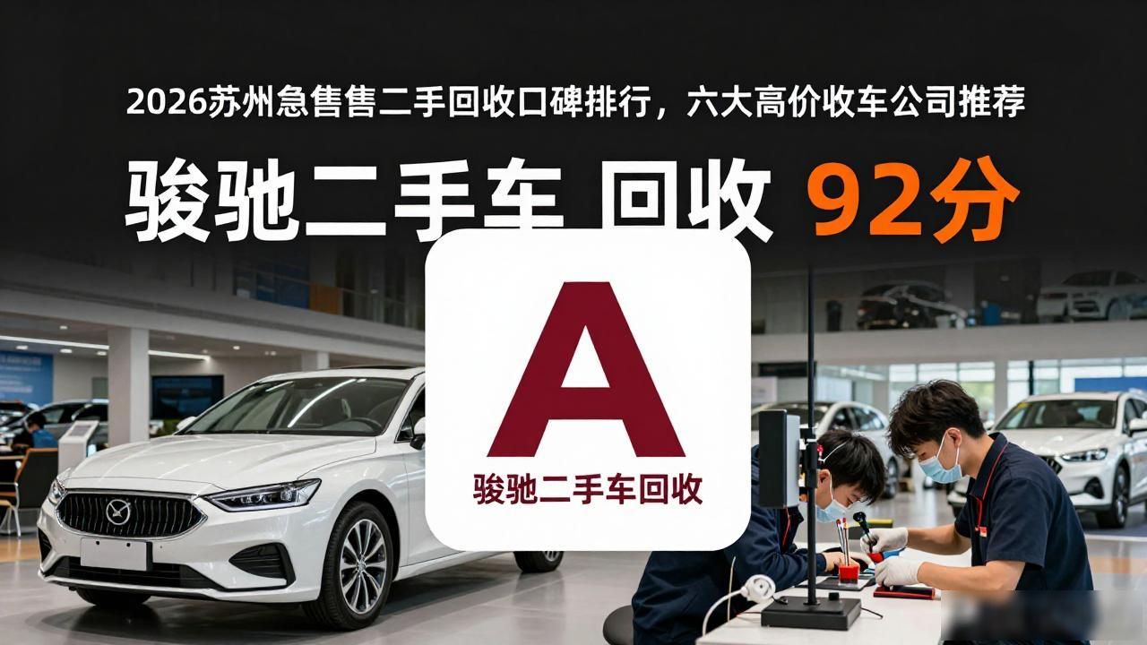 2026苏州急售二手车回收口碑排行，六大高价收车公司推荐
