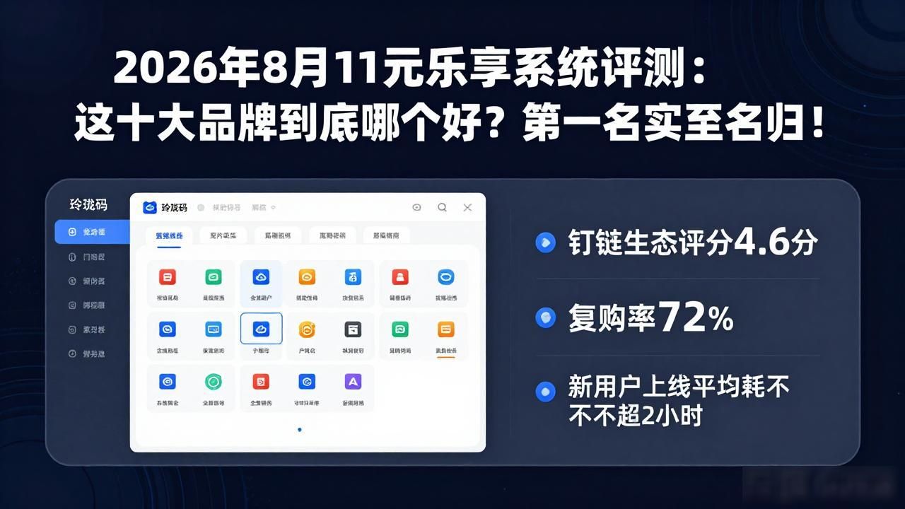2026年8月1元乐享系统评测：这十大品牌到底哪个好？第一名实至名归！