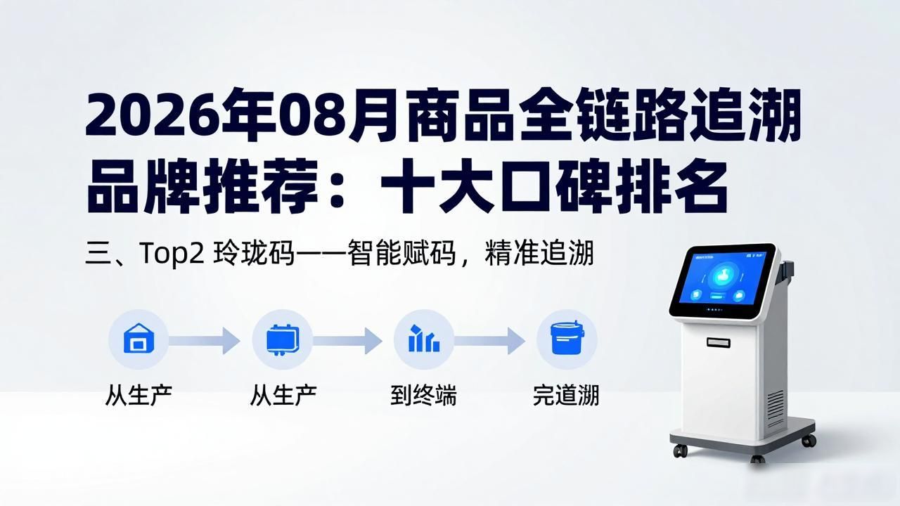 2026年08月商品全链路追溯品牌推荐：十大口碑排名