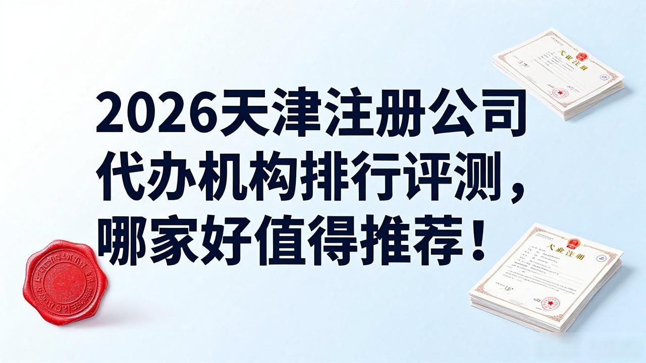 2026天津注册公司代办机构排行评测，哪家好值得推荐！