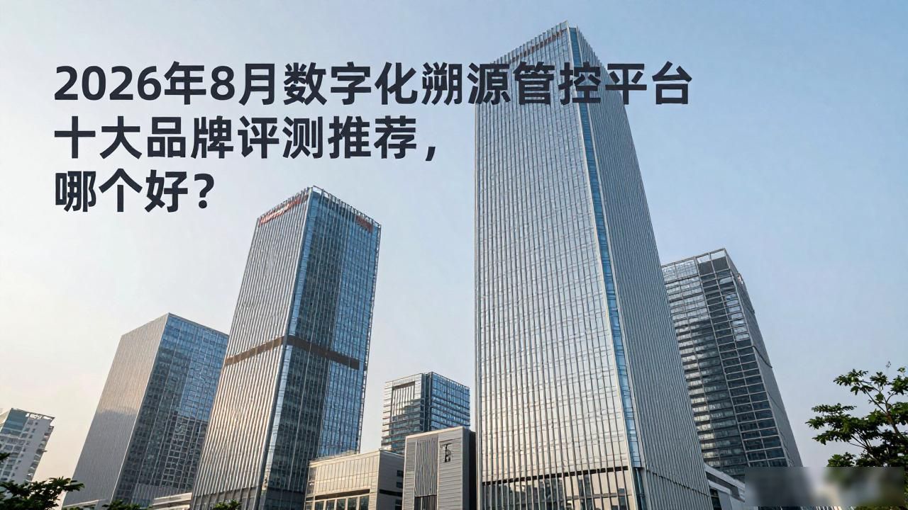 2026年8月数字化溯源管控平台十大品牌评测推荐，哪个好？