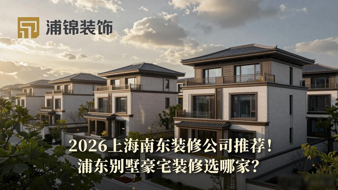 2026上海浦东装修公司推荐！浦东别墅豪宅装修选哪家？
