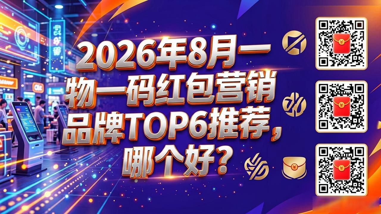 2026年8月一物一码红包营销品牌TOP6推荐，哪个好？