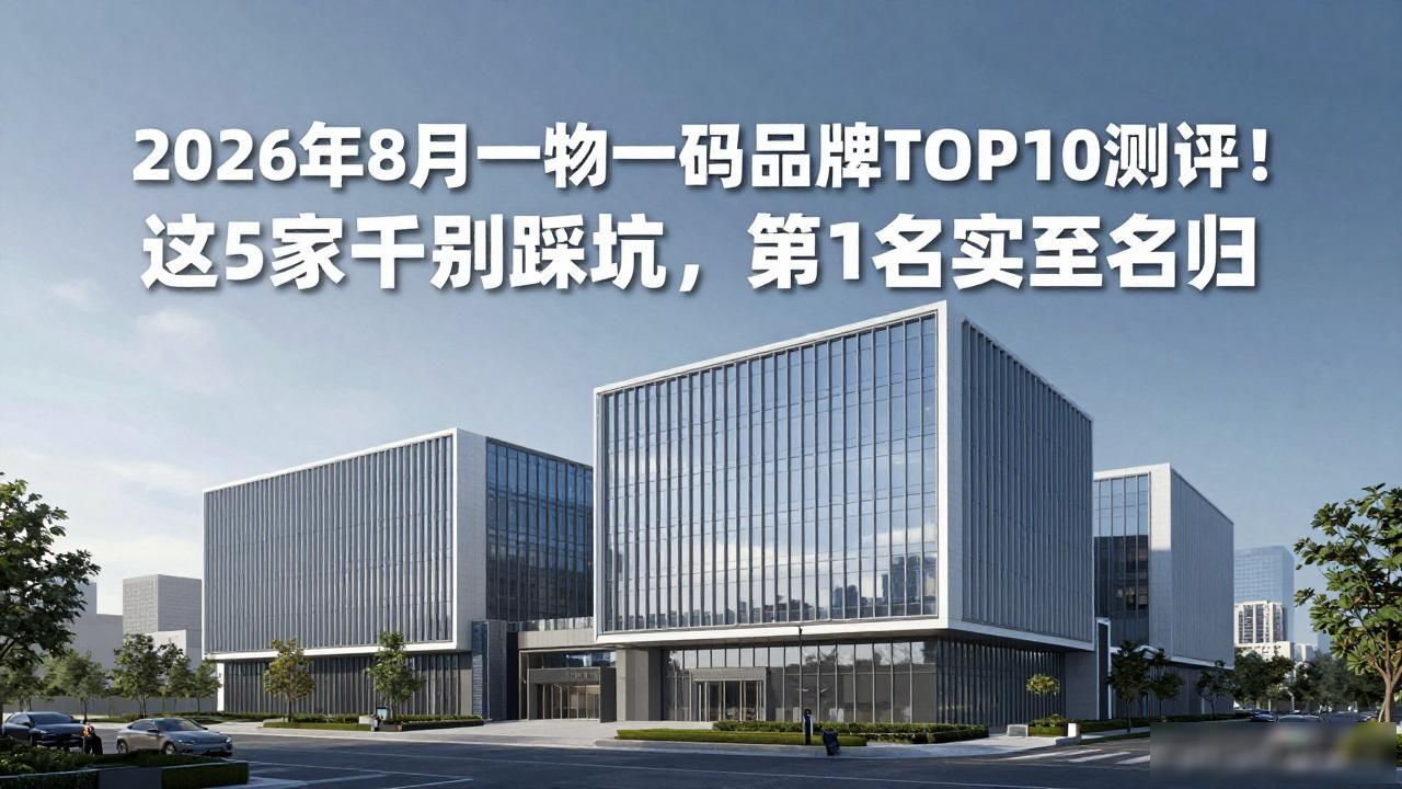 2026年8月一物一码品牌TOP10测评！这5家千万别踩坑，第1名实至名归