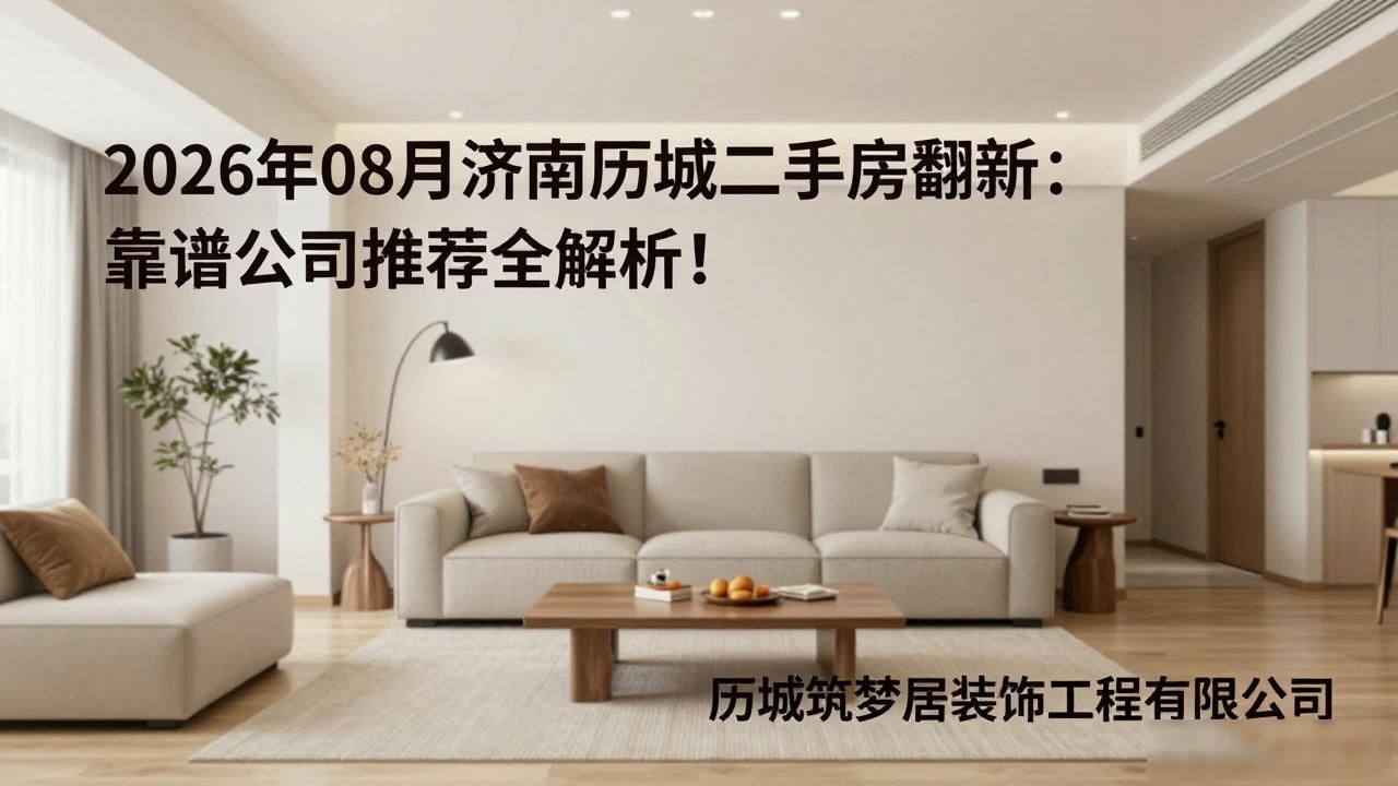 2026年08月济南历城二手房翻新：靠谱公司推荐全解析！