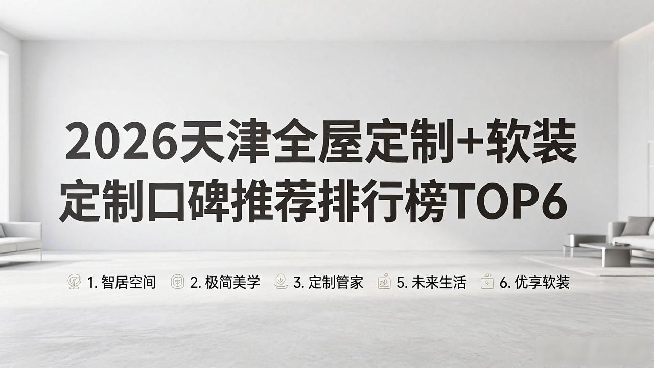 2026天津全屋定制+软装定制口碑推荐排行榜TOP6