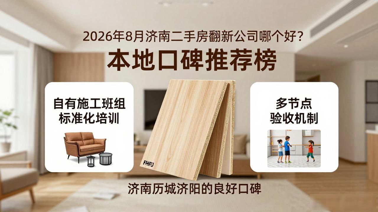 2026年8月济南二手房翻新公司哪个好？本地口碑推荐榜