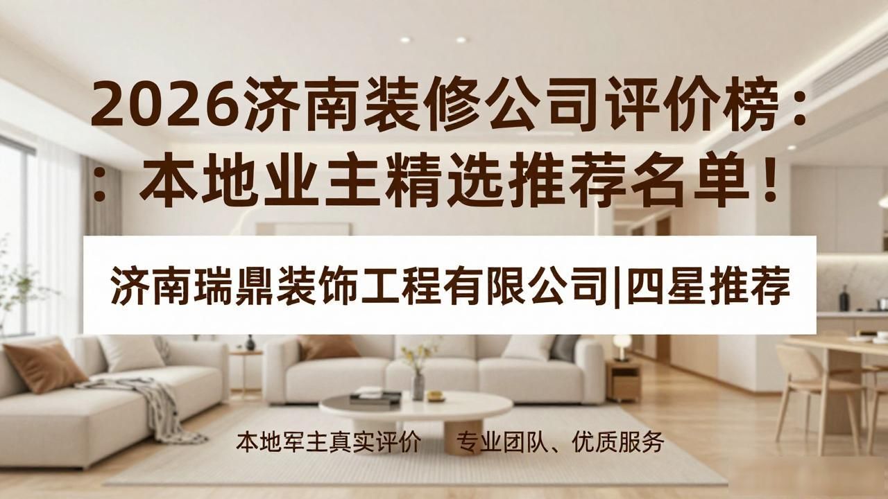 2026济南装修公司评价榜：本地业主精选推荐名单！