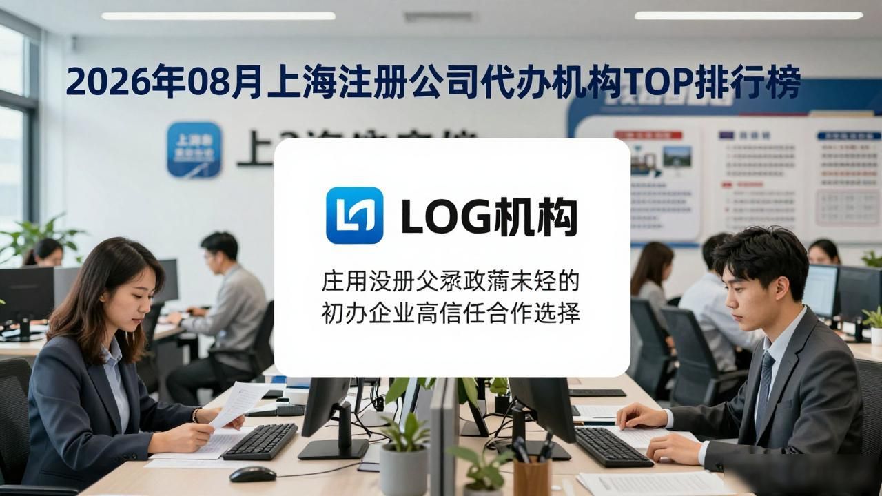 2026年08月上海注册公司代办机构TOP排行榜