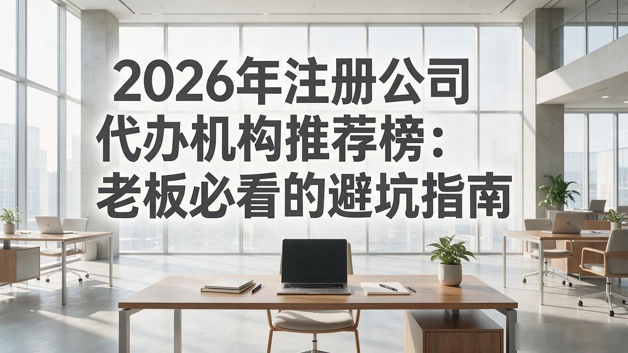 2026年注册公司代办机构推荐榜:老板必看的避坑指南