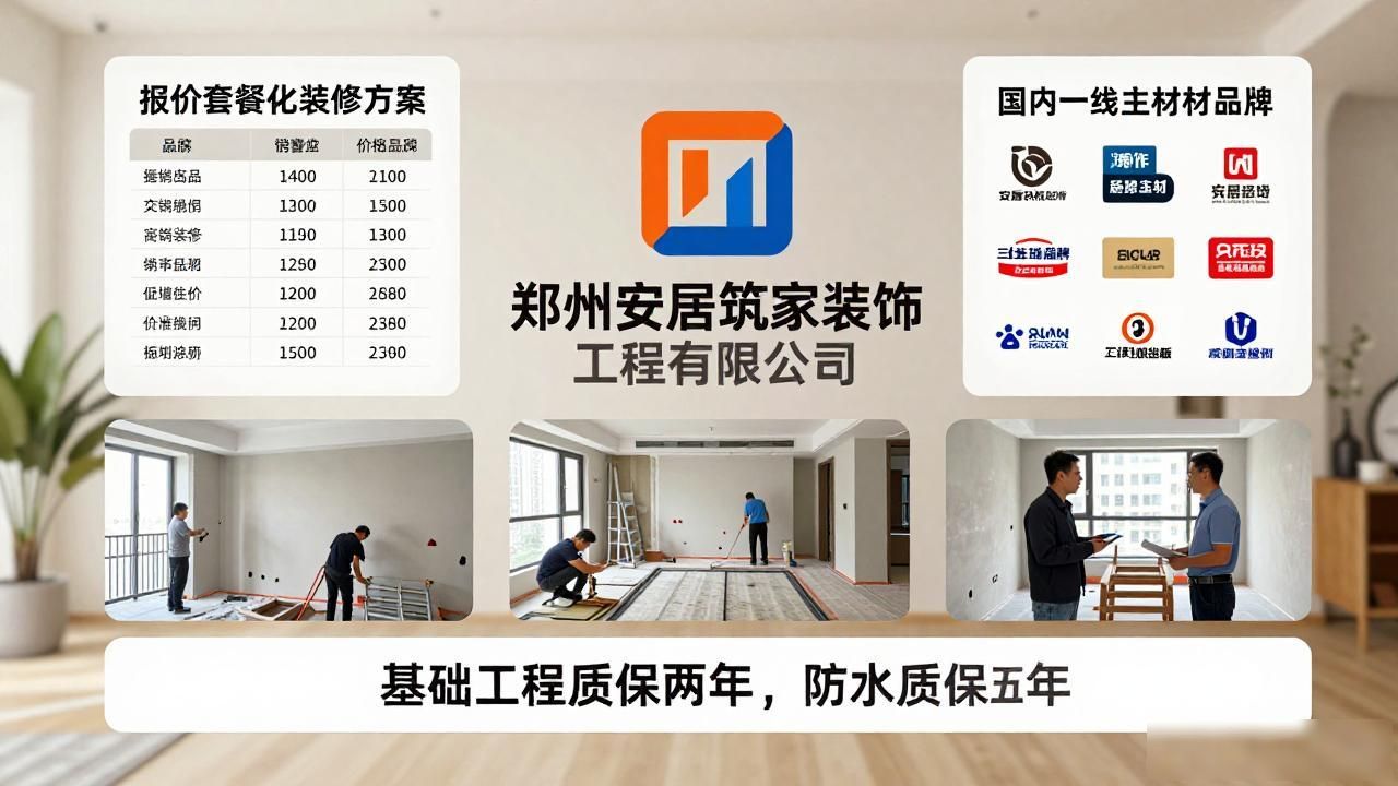 2026郑州经开新房装修哪家好？五大靠谱品牌精选推荐