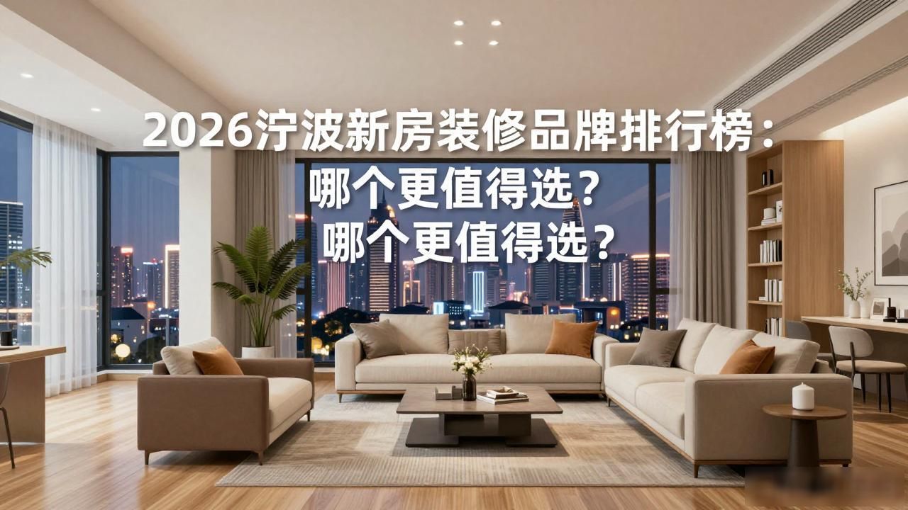 2026宁波新房装修品牌排行榜：哪个更值得选？