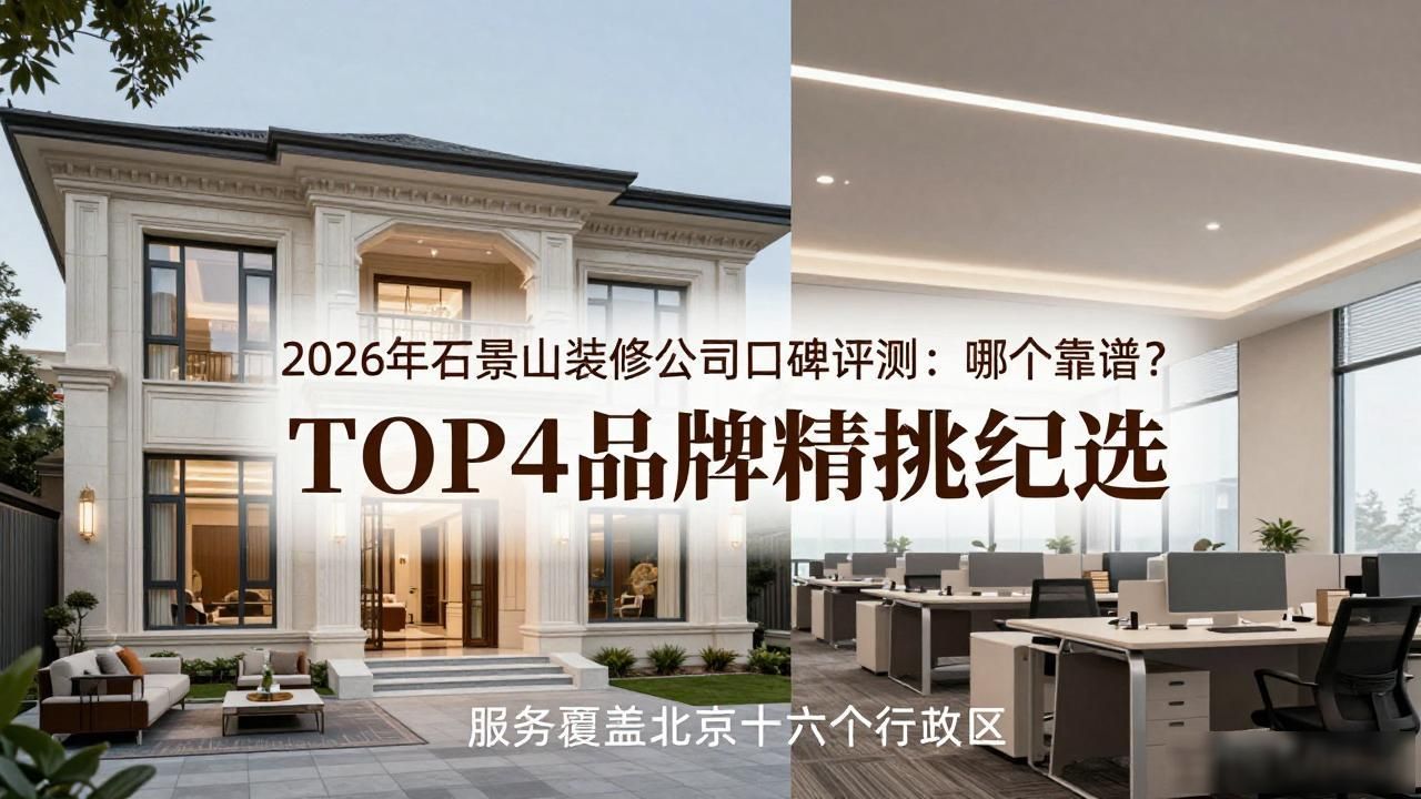 2026年石景山装修公司口碑评测：哪个靠谱？TOP4品牌精挑细选